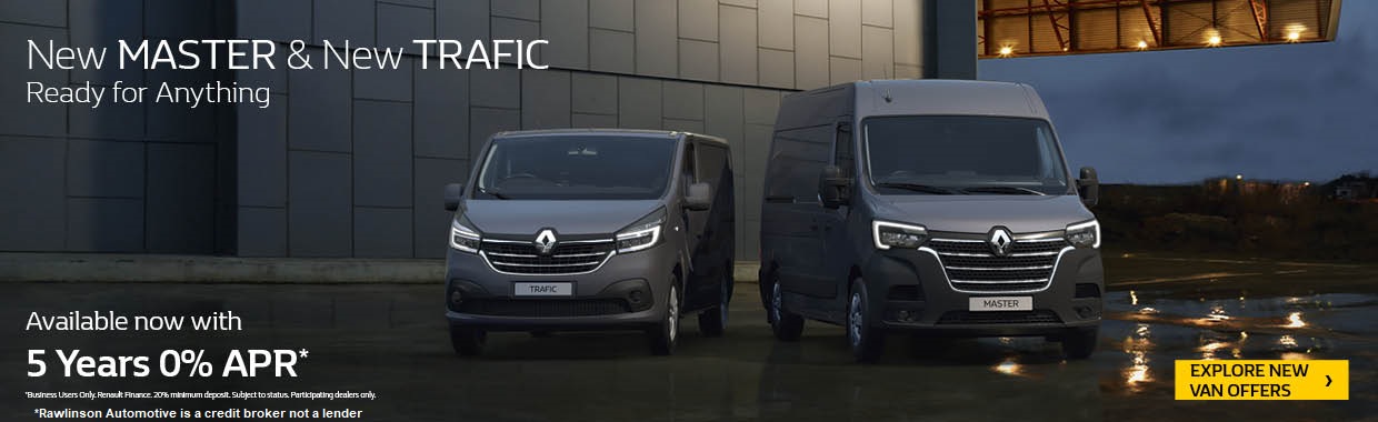 New Renault New Trafic Van offer